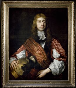 Thomas Killigrew und sein Hund von Anthony van (studio of) Dyck
