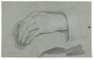 Linke Hand und Manschette