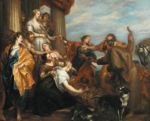 Achilles unter den Töchtern des Lykomedes