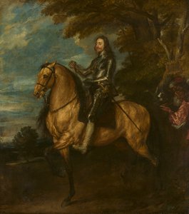 Karl I. (1600-49) zu Pferd von Anthony van Dyck
