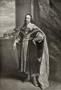 Charles I., graviert von Sir Robert Stange, aus 