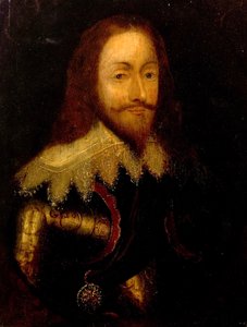 Karl I. in Rüstung mit dem Orden des Distels von Anthony van Dyck