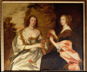 Gräfin von Morton (gest. 1654) und Mrs. Killigrew (gest. 1638)