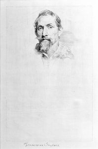 Frans Snyders, aus der Ikonographie, frühes 17. Jahrhundert von Anthony van Dyck