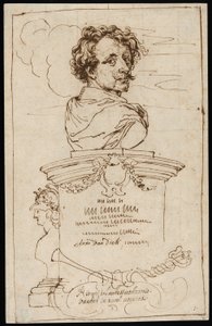 Frontispiz aus der "Ikonographie" von Anthony van Dyck