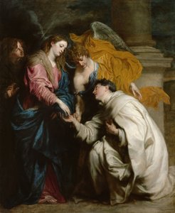 Die Vision des seligen Hermann von Steinfeld, genannt Joseph von Anthony van Dyck