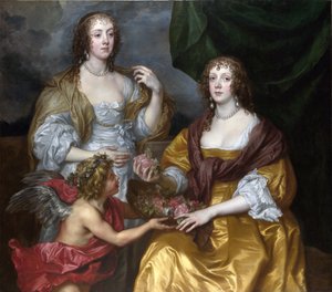 Damen Elisabeth Thimbleby und Dorothy Viscountess Andover von Anthony van Dyck