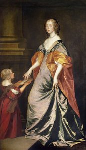 Lady Mary Villiers und Mrs. Gibson von Anthony van Dyck