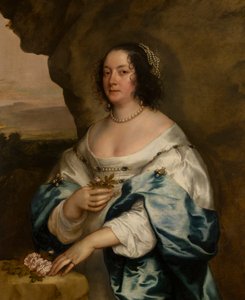 Porträt von Beatrix Hammond, Countess of Oxford, c.1620-41