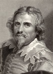Porträt von Daniel Mytens (c.1590-1648) graviert von Edward Smith von Anthony van Dyck