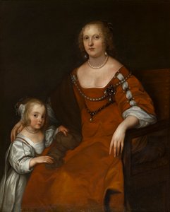 Porträt von Margaret Howard, Countess of Carlisle (1618-1664) und Lady Diana Russell, die Lady Allington wurde (1652-1701) von Anthony van Dyck