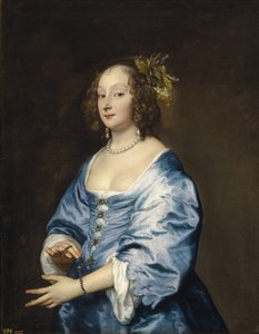 Porträt von Mary geb. Ruthven, Lady van Dyck
