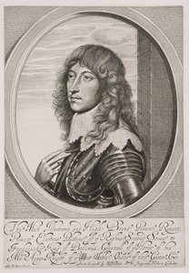 Porträt von Prinz Rupert (1619-82) Pfalzgraf am Rhein und Herzog von Bayern, graviert von William Faithorne (1616-91) von Anthony van Dyck