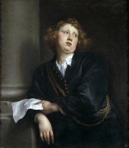 Porträt des Komponisten und Organisten Henricus Liberti 1610-1669 von Anthony van Dyck