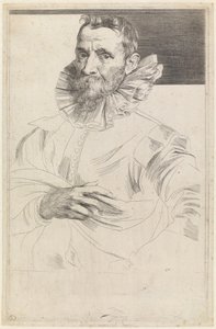 Porträt von Jan Brueghel dem Älteren von Anthony van Dyck