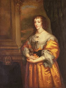 Königin Henrietta Maria, um 1633 von Anthony van Dyck