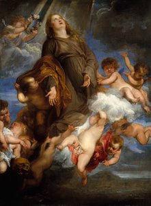 Heilige Rosalie bittet für die Pestkranken von Palermo von Anthony van Dyck