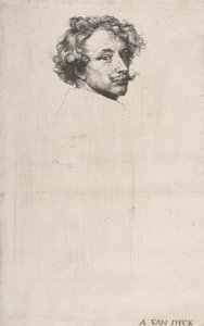 Selbstporträt, aus der Ikonographie, ca. 1640 von Anthony van Dyck