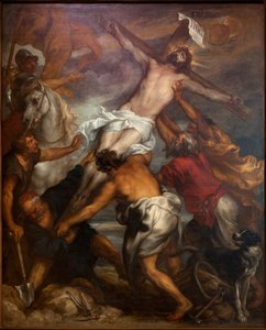 Die Kreuzaufrichtung, vor 1631 von Anthony van Dyck