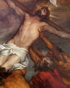 Die Kreuzaufrichtung, vor 1631 von Anthony van Dyck