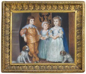 Die drei ältesten Kinder von König Karl I. von Anthony van Dyck