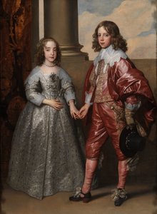 Wilhelm II., Prinz von Oranien, und seine Braut, Mary Stuart