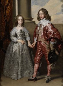 Wilhelm II., Prinz von Oranien, und seine Braut, Maria Stuart