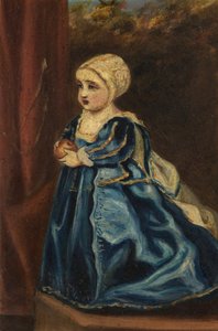 Porträt einer Prinzessin, Tochter von König Karl I. von Anthony van after Dyck