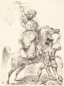 Der Anführer der Mameluken zu Pferd