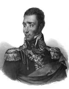 Jean Pierre Boyer (1776-1850), haitianischer Politiker - Gravur nach Maurin von Antoine (after) Maurin