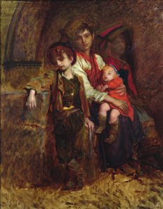 Eine Bauernfamilie von Antoine Auguste Ernest Herbert or Hebert