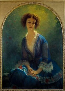 Porträt der Gräfin Eugène Pastre, geborene Celine de Beaulaincourt (1825-1900)