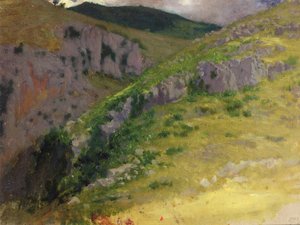Studie eines Berges von Antoine Auguste Ernest Herbert or Hebert