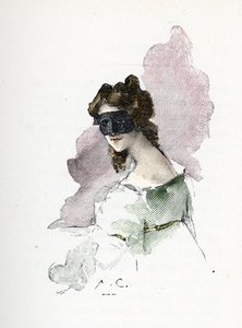 Porträt einer mysteriösen Geliebten von Napoleon I., genannt die Dame von Saint-Cloud von Antoine Calbet