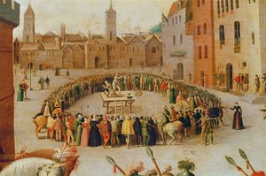 Die Hinrichtung von Sir Thomas More im Jahr 1535 von Antoine Caron