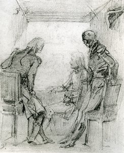 General Bonaparte sieht sich ein Stück in der Comédie Française in Paris an, späte 18. Jahrhundert von Antoine Charles Horace Vernet