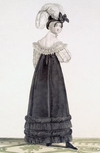 Dame im Samtmorgenkleid, Tafel 24 aus 