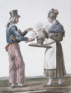 Der Wurstverkäufer von Antoine Charles Horace Vernet