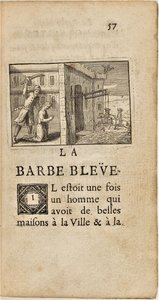 Antoine Clouzier - Blaubart (Charles Perrault, Die Märchen meiner Mutter Gans, Barbin, 1697) von Antoine Clouzier