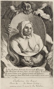 Catherine Deshayes (Monvoisin, genannt „La Voisin“) 1680 von Antoine Coypel
