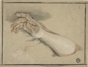Hand und Unterarm von Antoine Coypel
