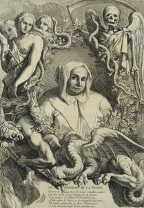 Porträt von La Voisin von Antoine Coypel