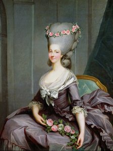 Marie-Therese de Savoie-Carignan (1749-92) Prinzessin von Lamballe von Antoine François Callet
