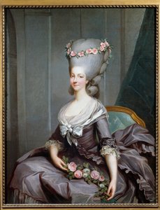 Porträt von Marie Thérèse Louise de Savoie Carignan, Prinzessin de Lamballe von Antoine François Callet
