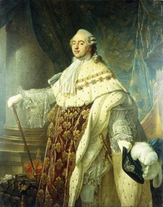 Porträt von Ludwig XV. in Staatsroben von Antoine François Callet