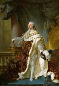Porträt von König Ludwig XVI. 1754-1793 in seinen Krönungsroben, 1779 von Antoine François Callet