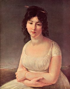 Madame Poussielgue im Alter von 23 Jahren im Jahr 1797 (Druck) von Antoine Jean (after) Gros