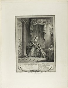 Das Ereignis beim Ball, aus Monument du Costume Physique et Moral de la fin du Dix-huitième siècle von Antoine Jean Duclos