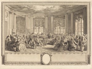 Das Konzert von Antoine Jean Duclos after Augustin de Saint Aubin