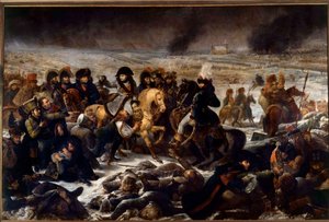 Feldzug in Preußen und Polen (1806-1807): Napoleon I. auf dem Schlachtfeld von Eylau 9.02.1807. Gemälde von Antoine Jean Gros 1808 von Antoine Jean Gros